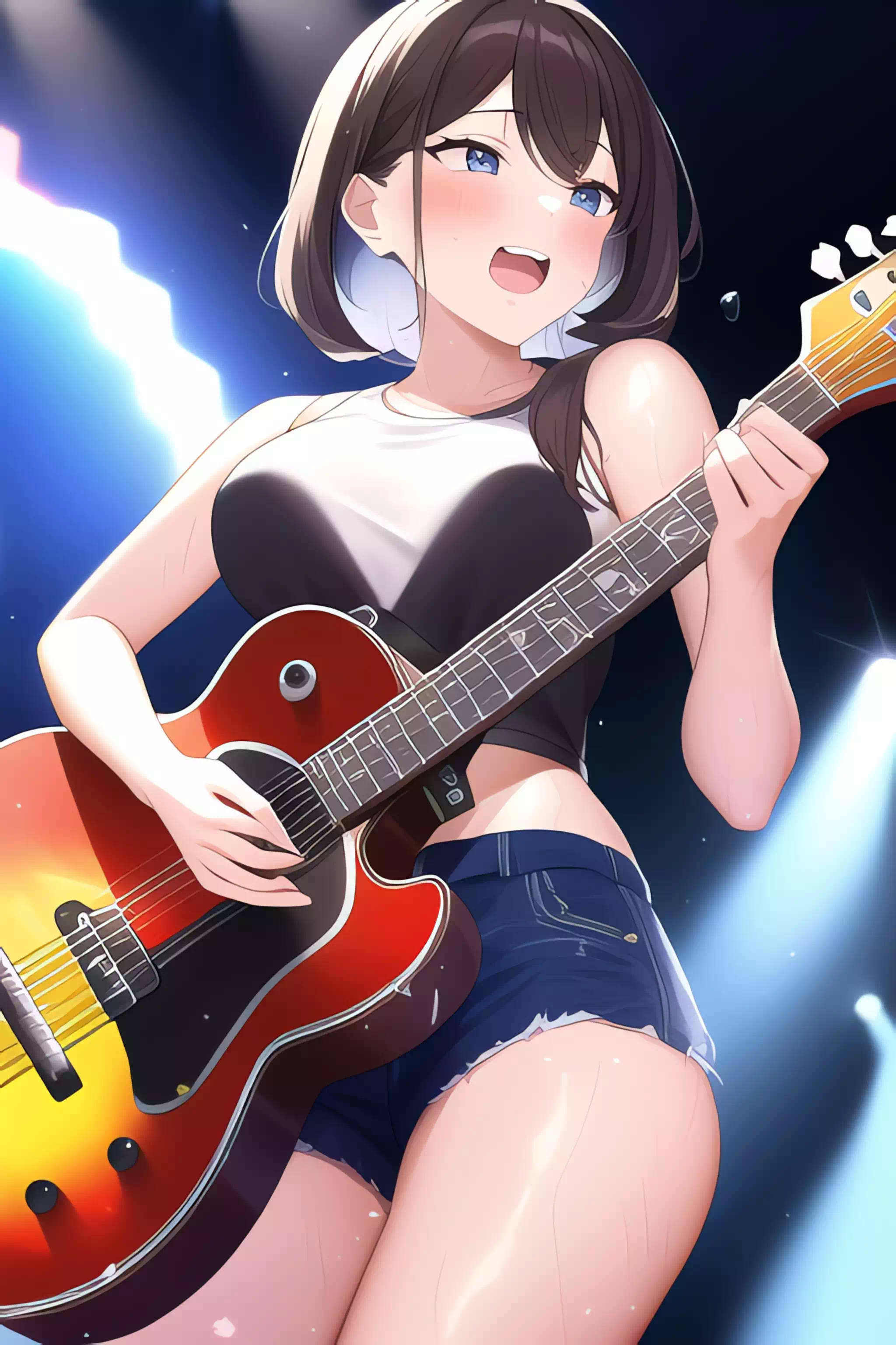 ギター少女 girl with guitar