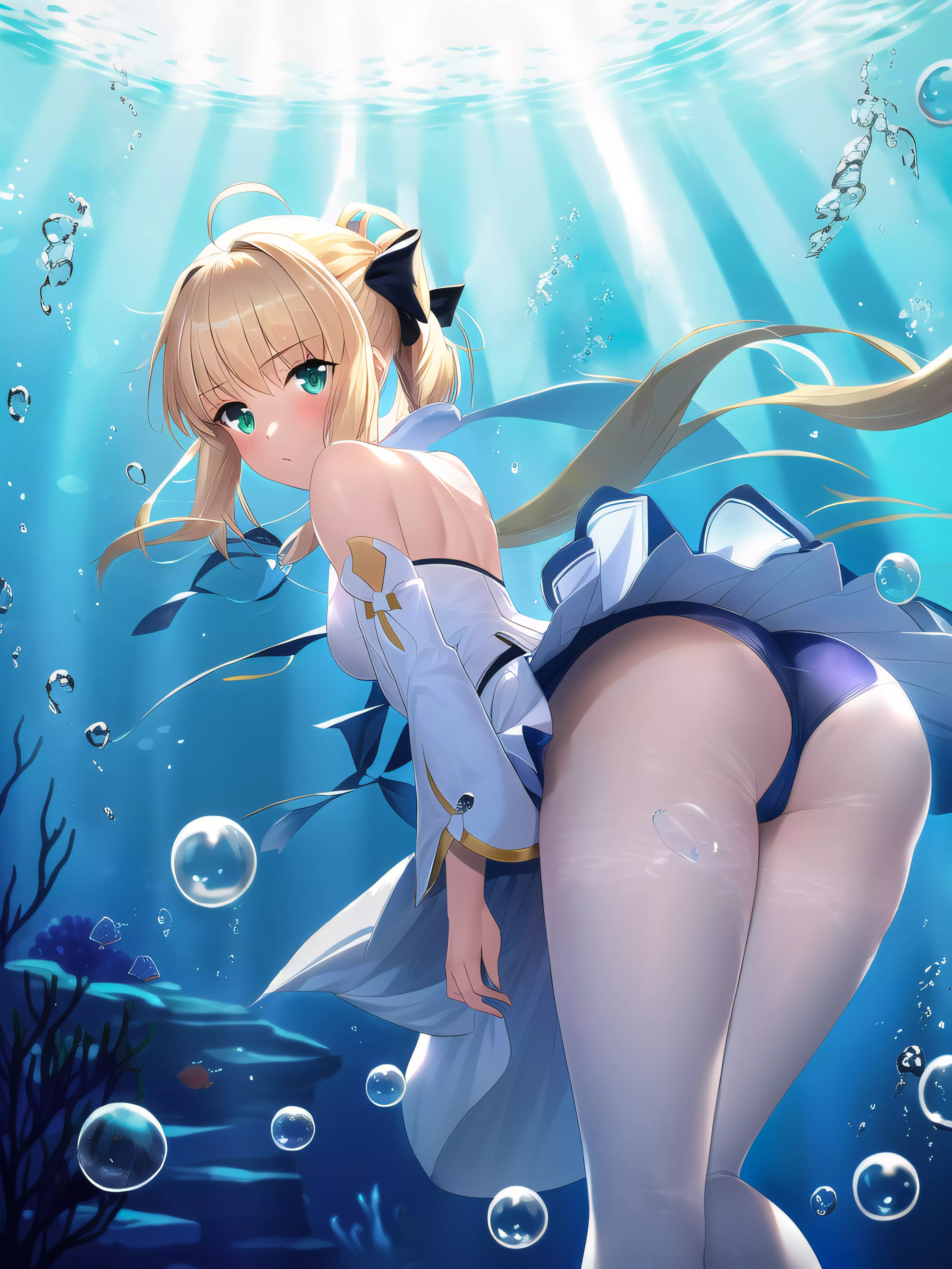 [AI] Saber underwater