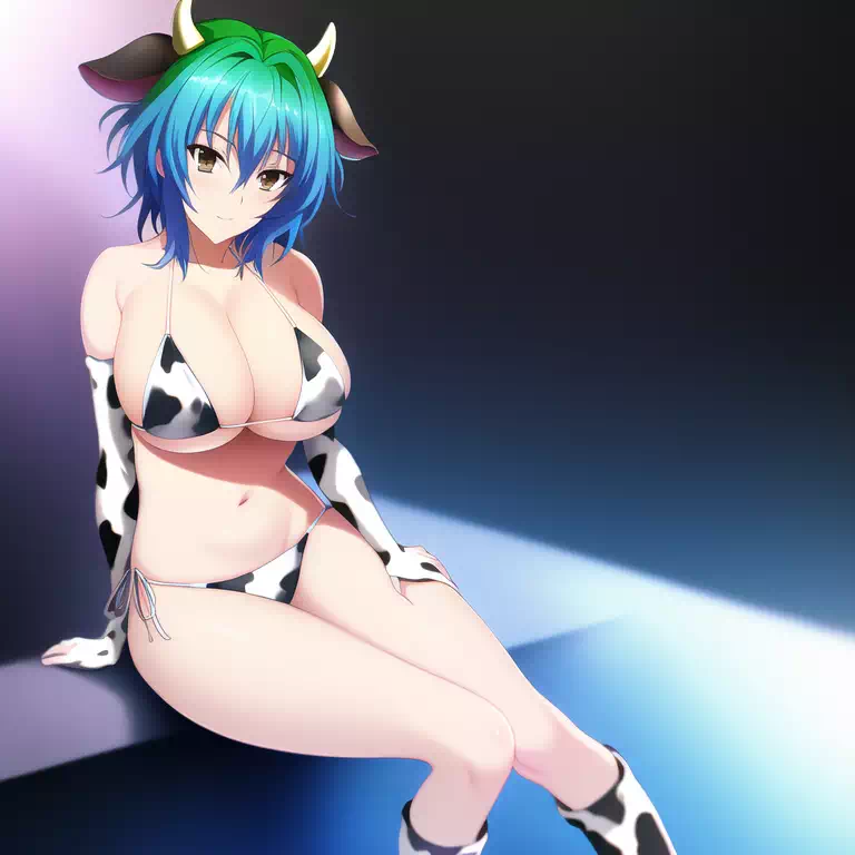 Xenovia Quarta cow bikini