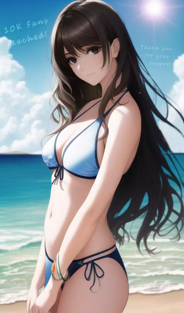 10K fans reached-Seaside Girl