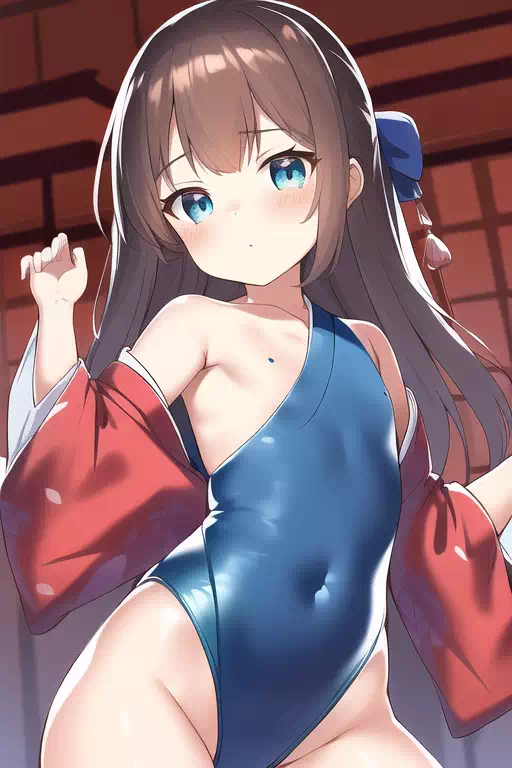 和風レオタードのロリ