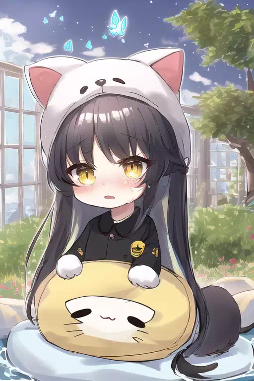 NovelAI sd cute nekomimi