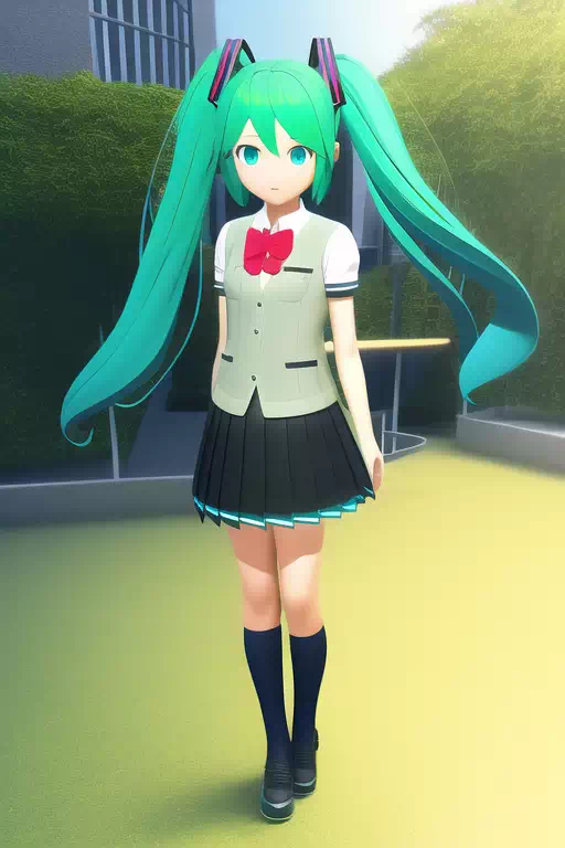 新企画「3D調の初音ミク」2