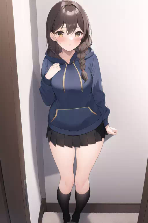 Cute Girls in Hoodie