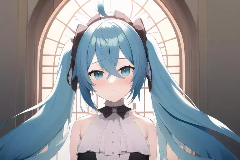 AIに初音ミクちゃん書かせてみた !!