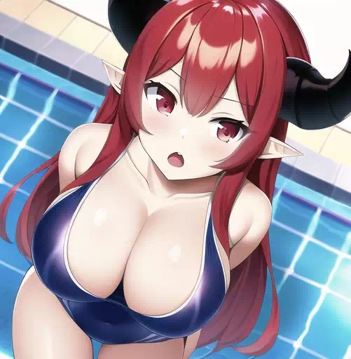 Succubus at pool