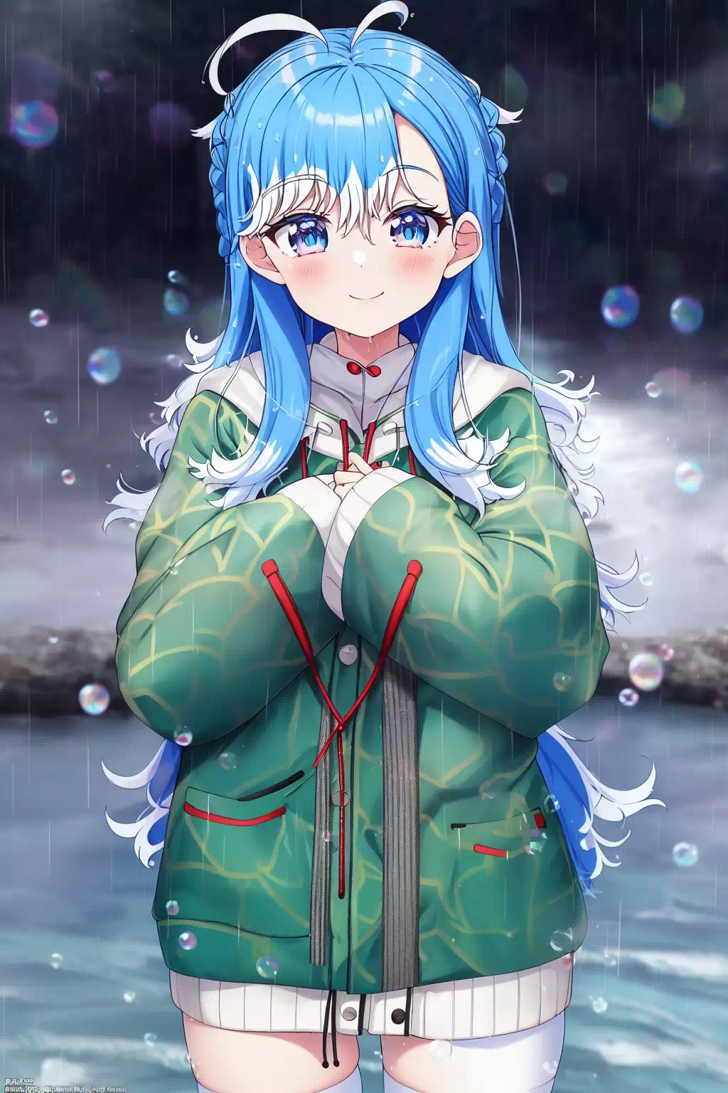 Kobo Kanaeru in the rain