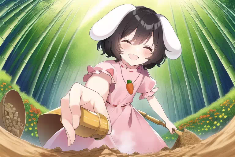 てゐさんそれは…！うどんげ専用落とし穴　その2