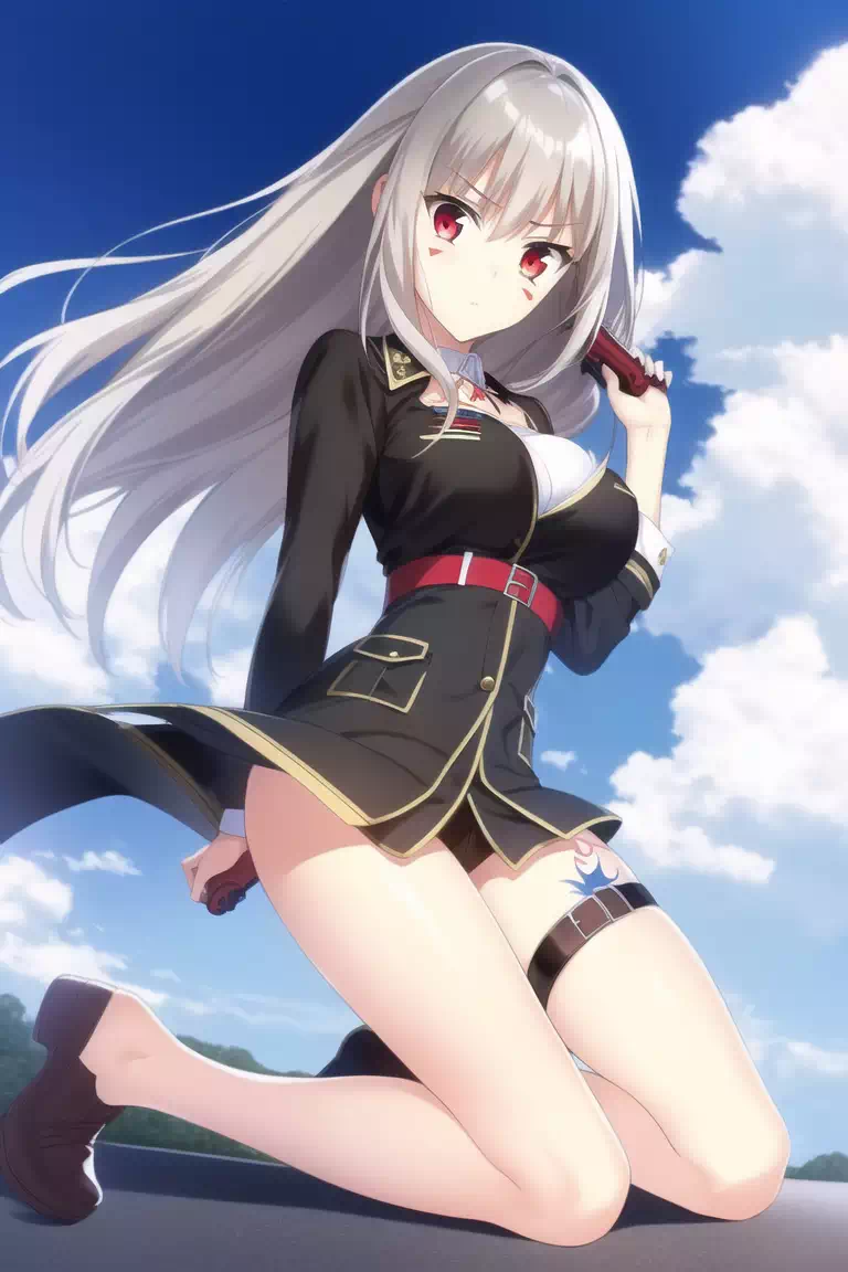 しぶりん風軍服っ娘