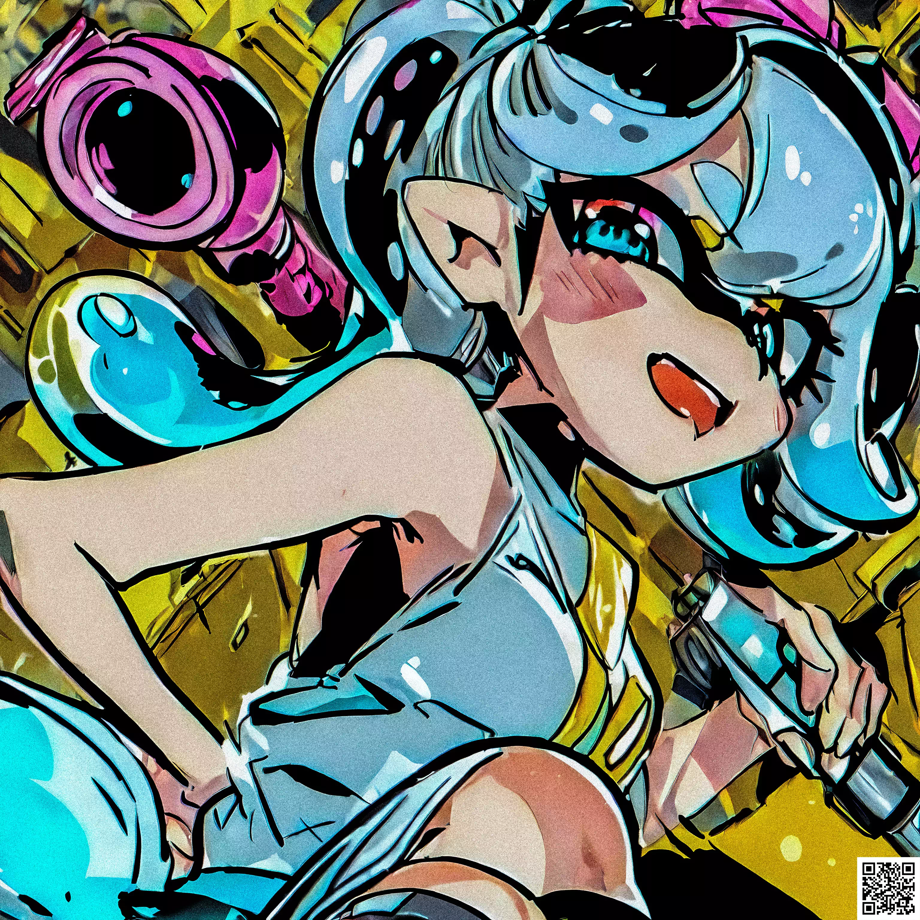スプラトゥーンな子