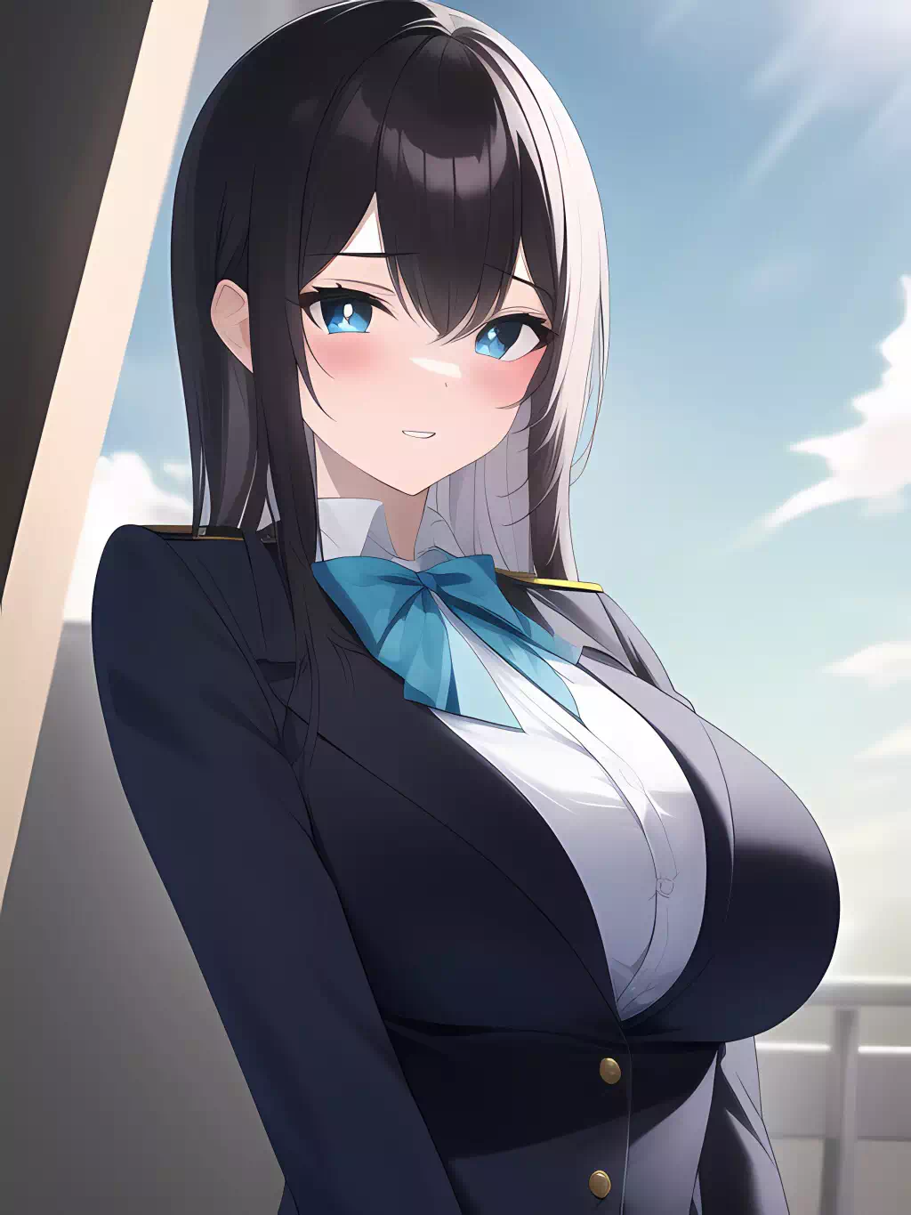 巨乳空姐