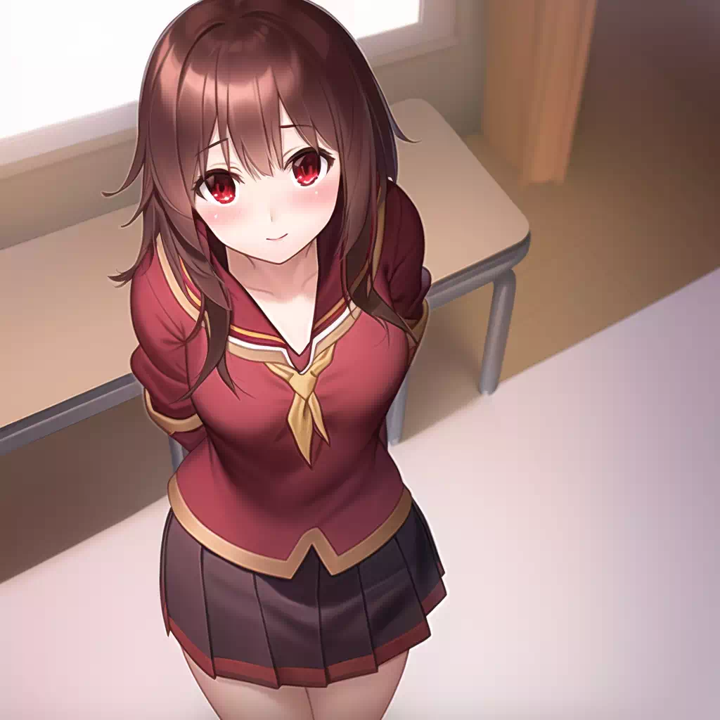 School girl Megumin