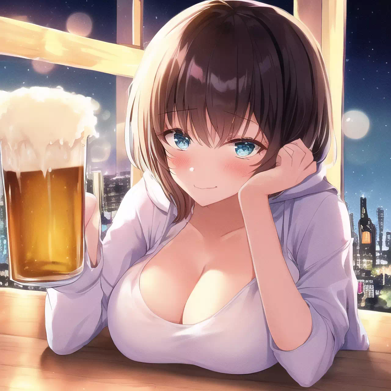 酒飲みお姉さん