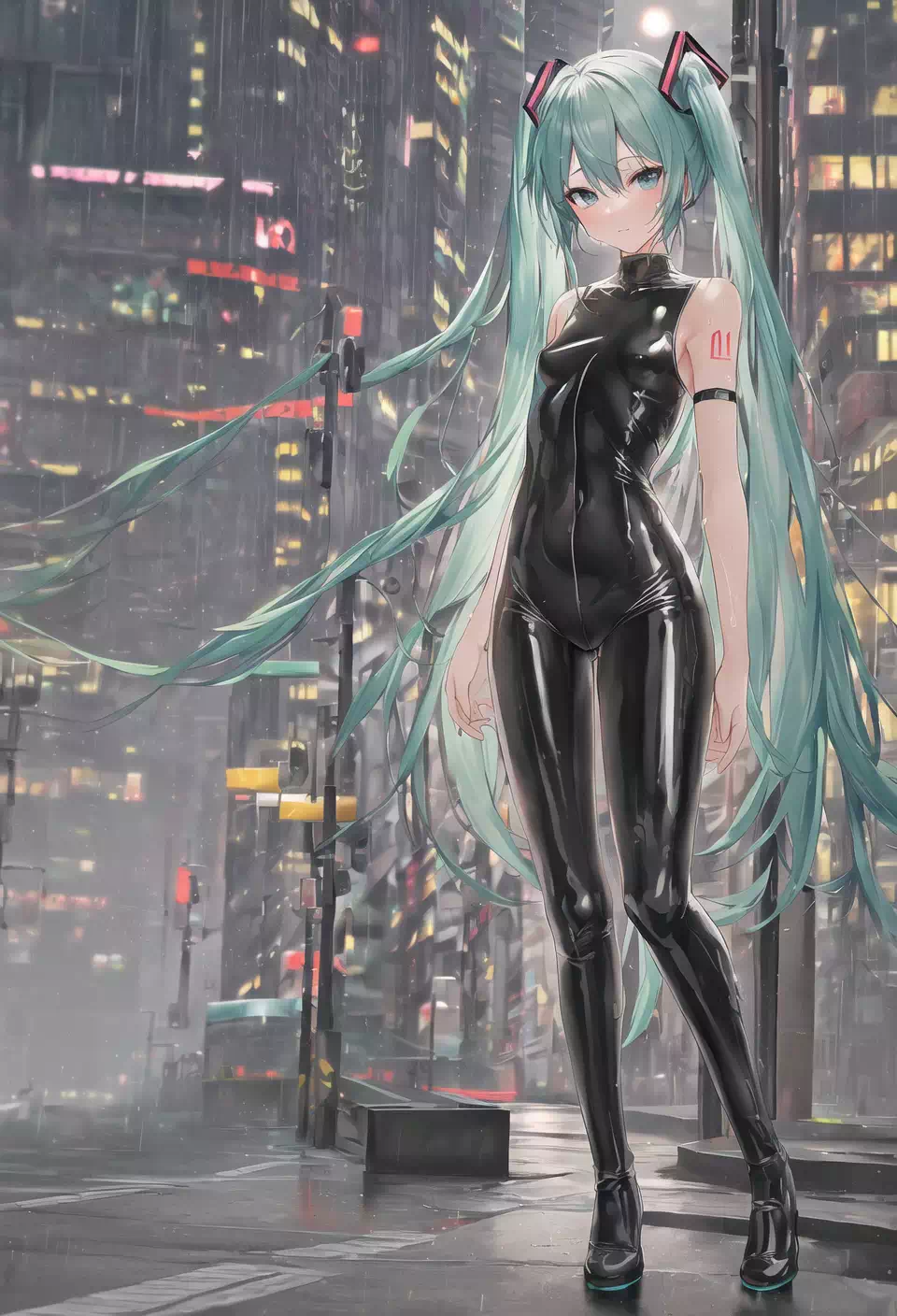 [AnyV3] Hatsune miku cat suit