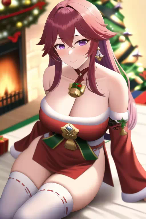 Genshin Christmas, Yae Miko 2