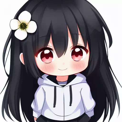 Yet another AI chibi of me