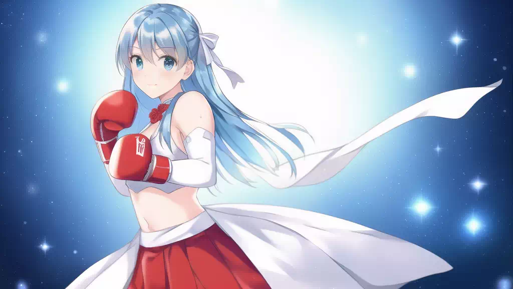 女子ボクシングAI生成画像 星と氷の楽園4