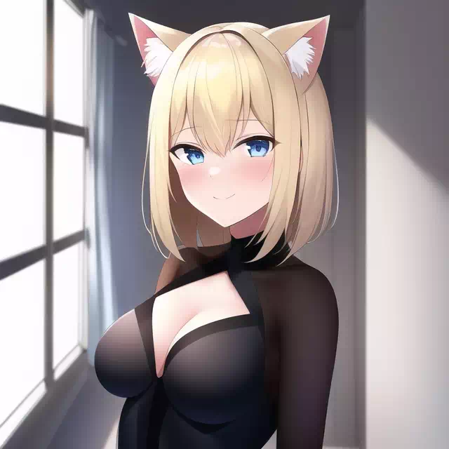 Lilla-chan the cat girl