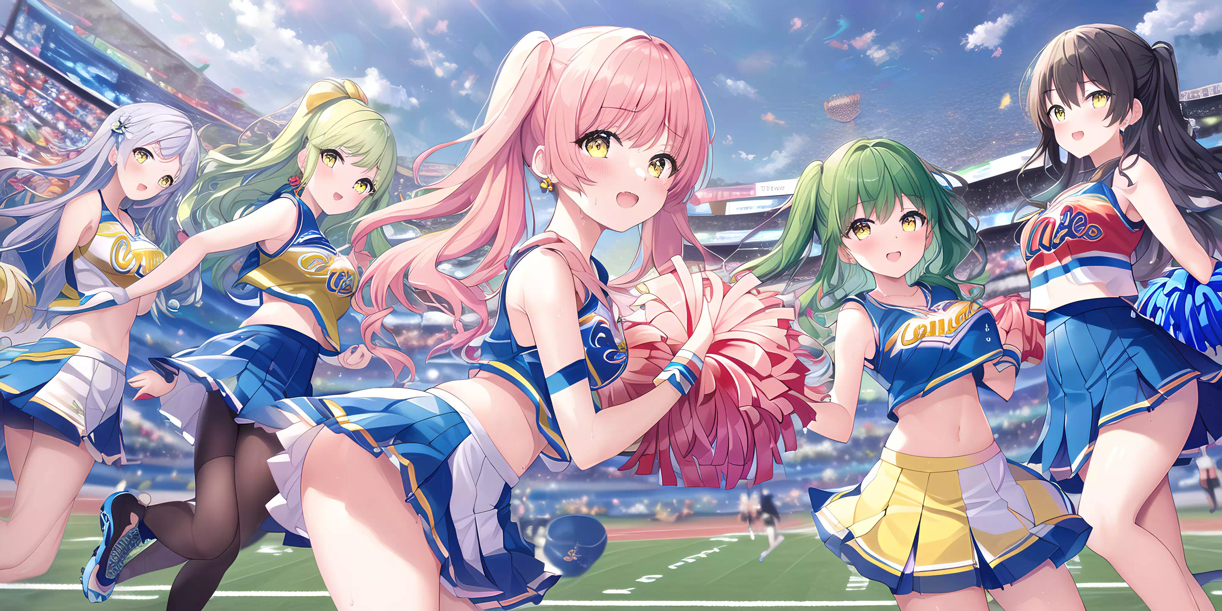 Football cheerleaders サッカー応援団