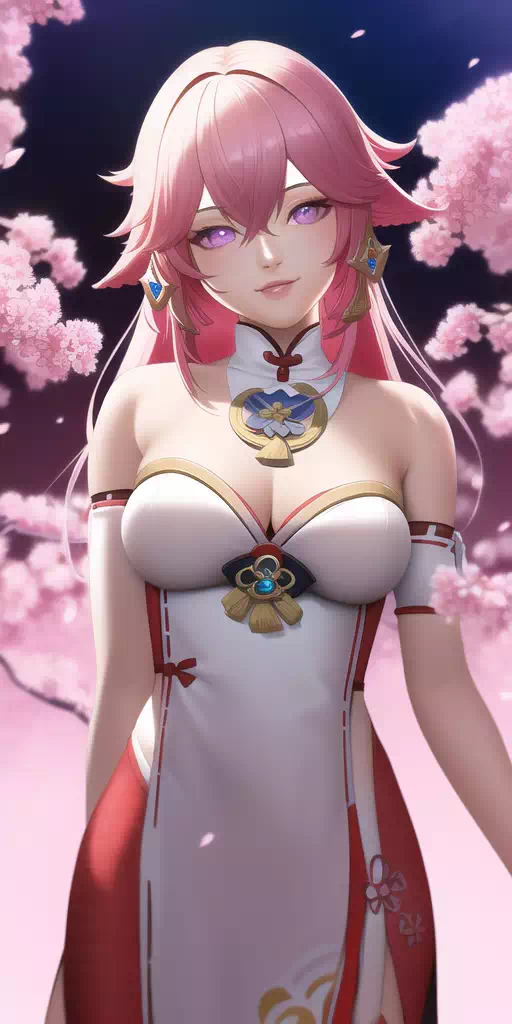 Bare Shoulder Yae Miko 八重神子