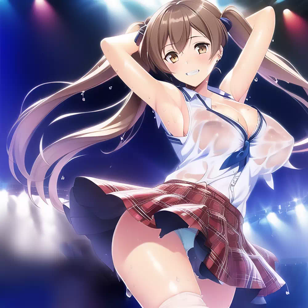 汗だくアイドル。