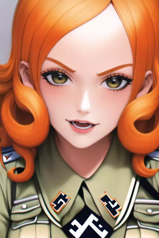 Once Piece Nami as Nazi