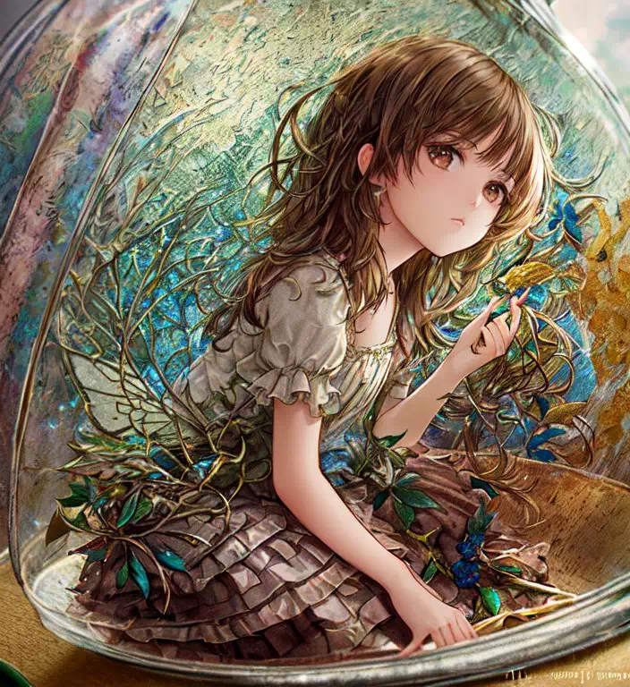 fairy in jar