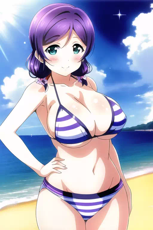 Tojo Nozomi under the sun