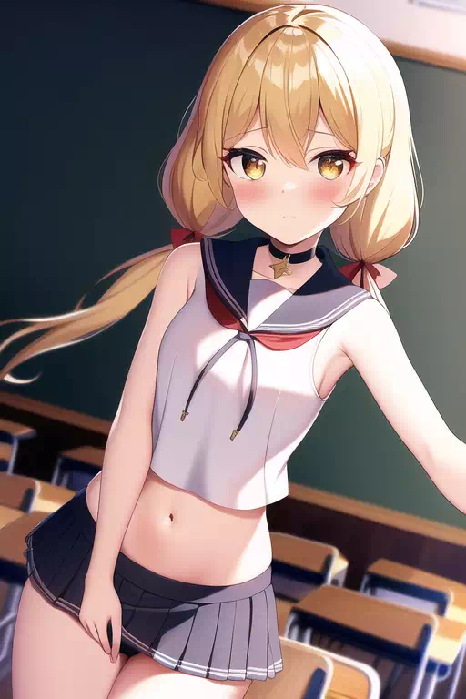 [JK! Navel!] Ai Blonde Twintail