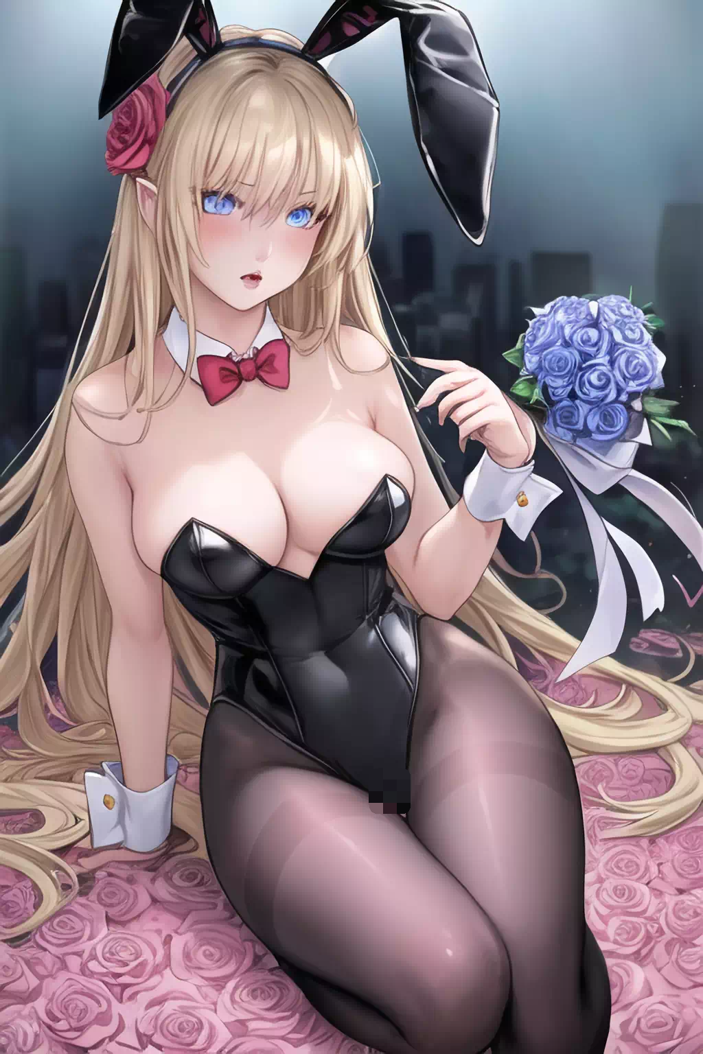 blonde bunny girl!