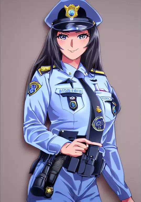 婦人警官ギャル化