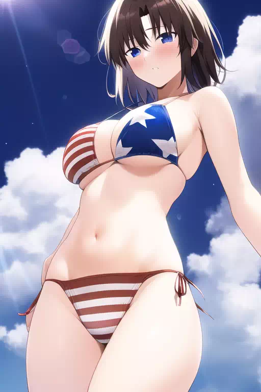 Ryougi Shiki, USA!