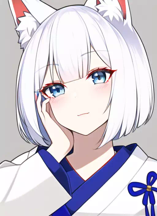 AIラクガキ　まとめ２　白狐ちゃん