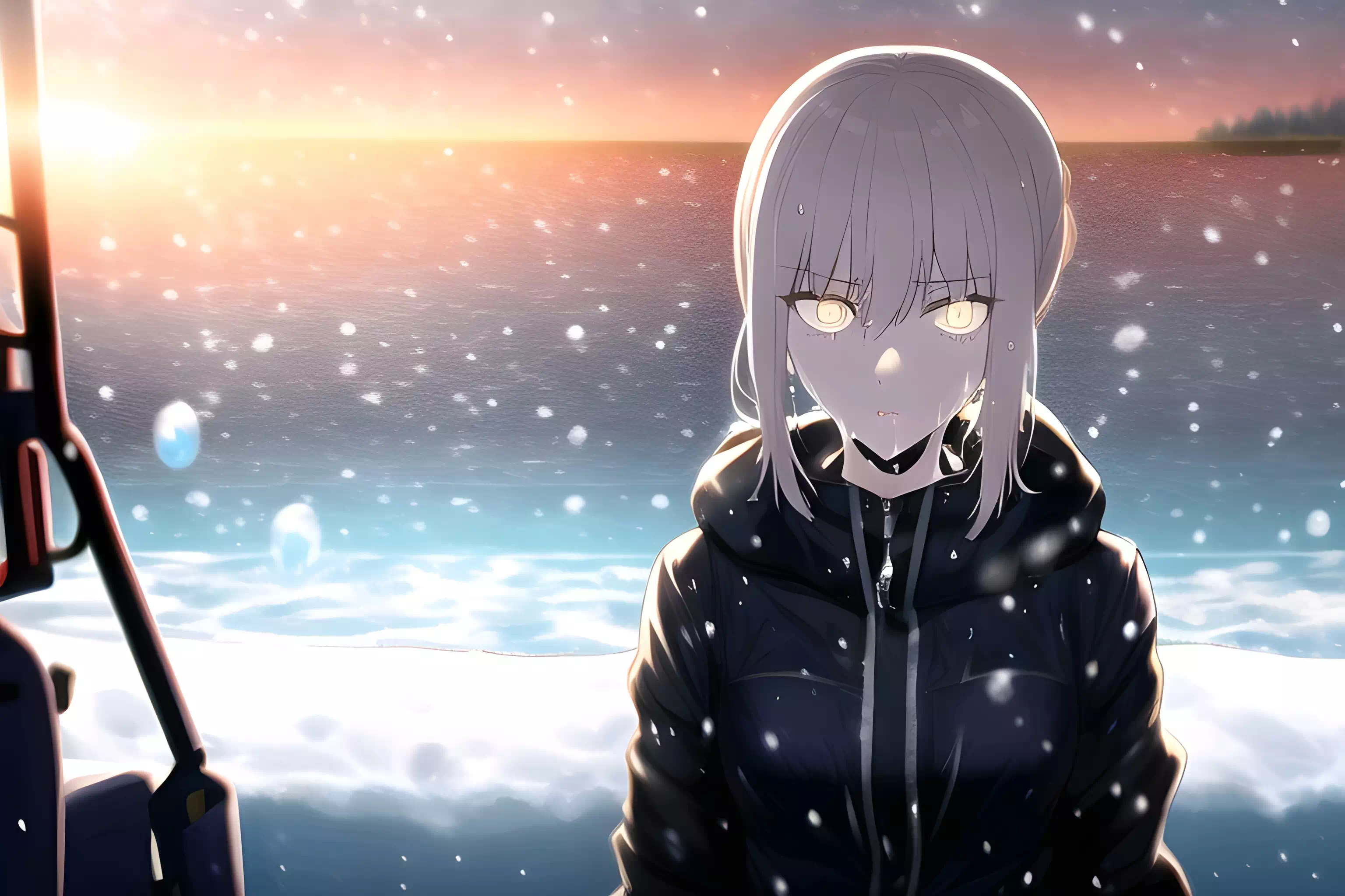 Saber alter , snow