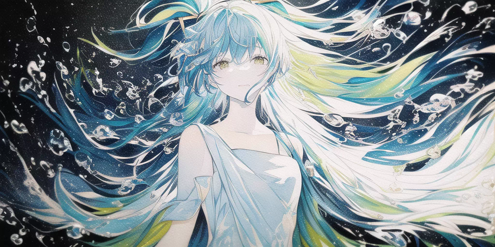 Hatsune Miku Dark water