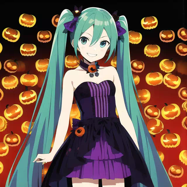 初音ミク　ハロウィン