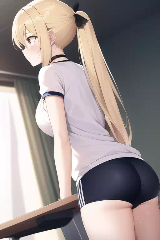 Ai Blonde Ponytail