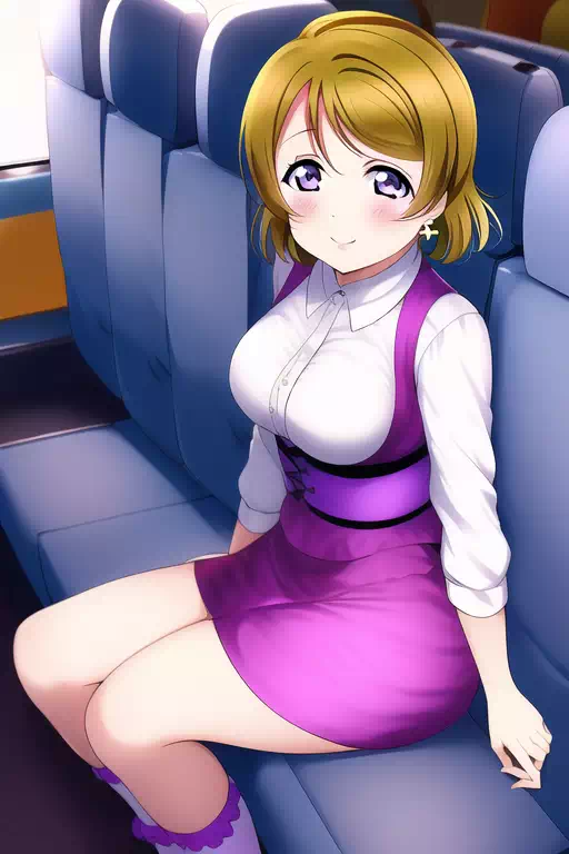 花陽ちゃんと列車旅 (2)