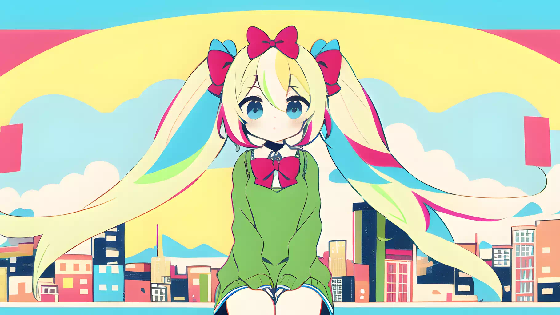 Loli Colorful Miku