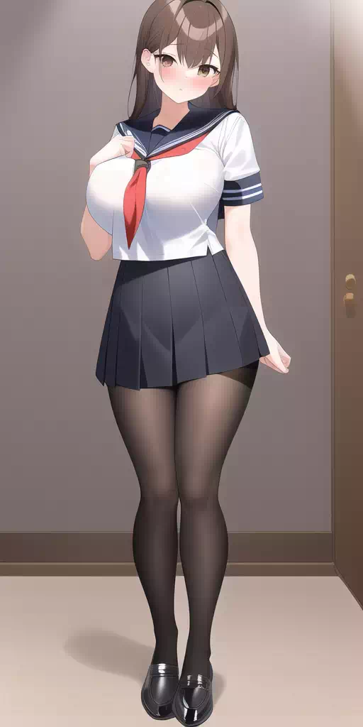 [NovelAI] セーラー服JK #1