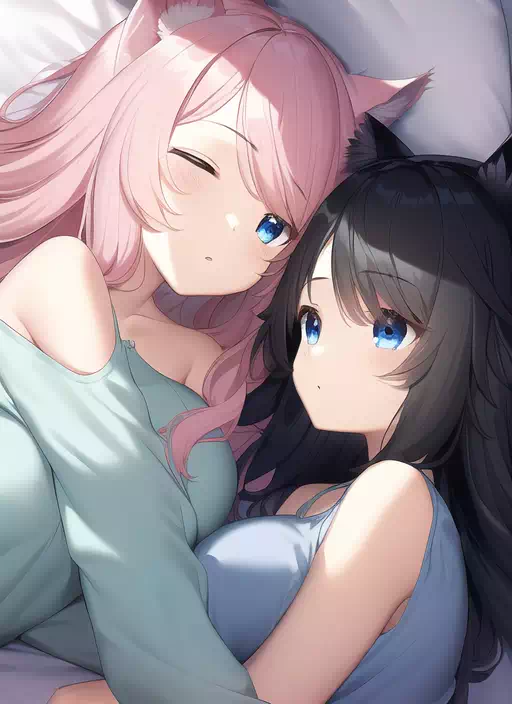sleeping cat girl(与一个尤里猫女孩睡?)
