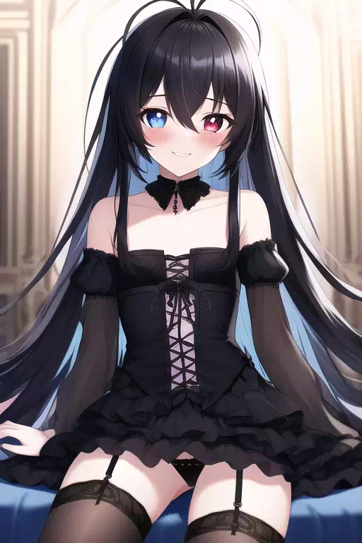 黒髪のゴスロリー娘 (Gothic lolita) 1