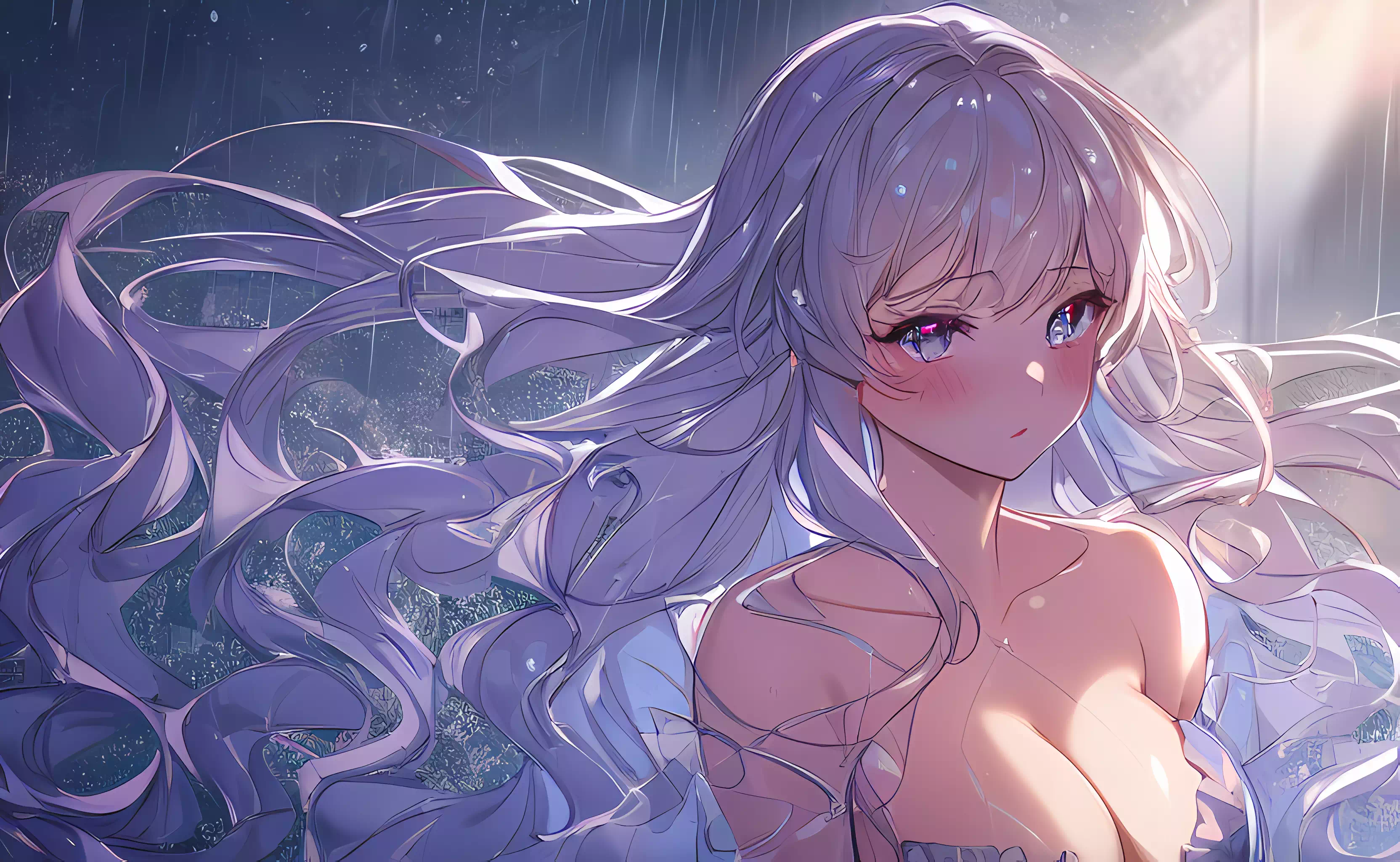 雨の中の花嫁