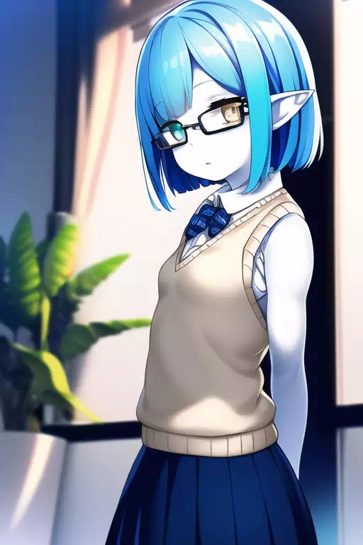 白肌ちゃん 7《眼鏡》