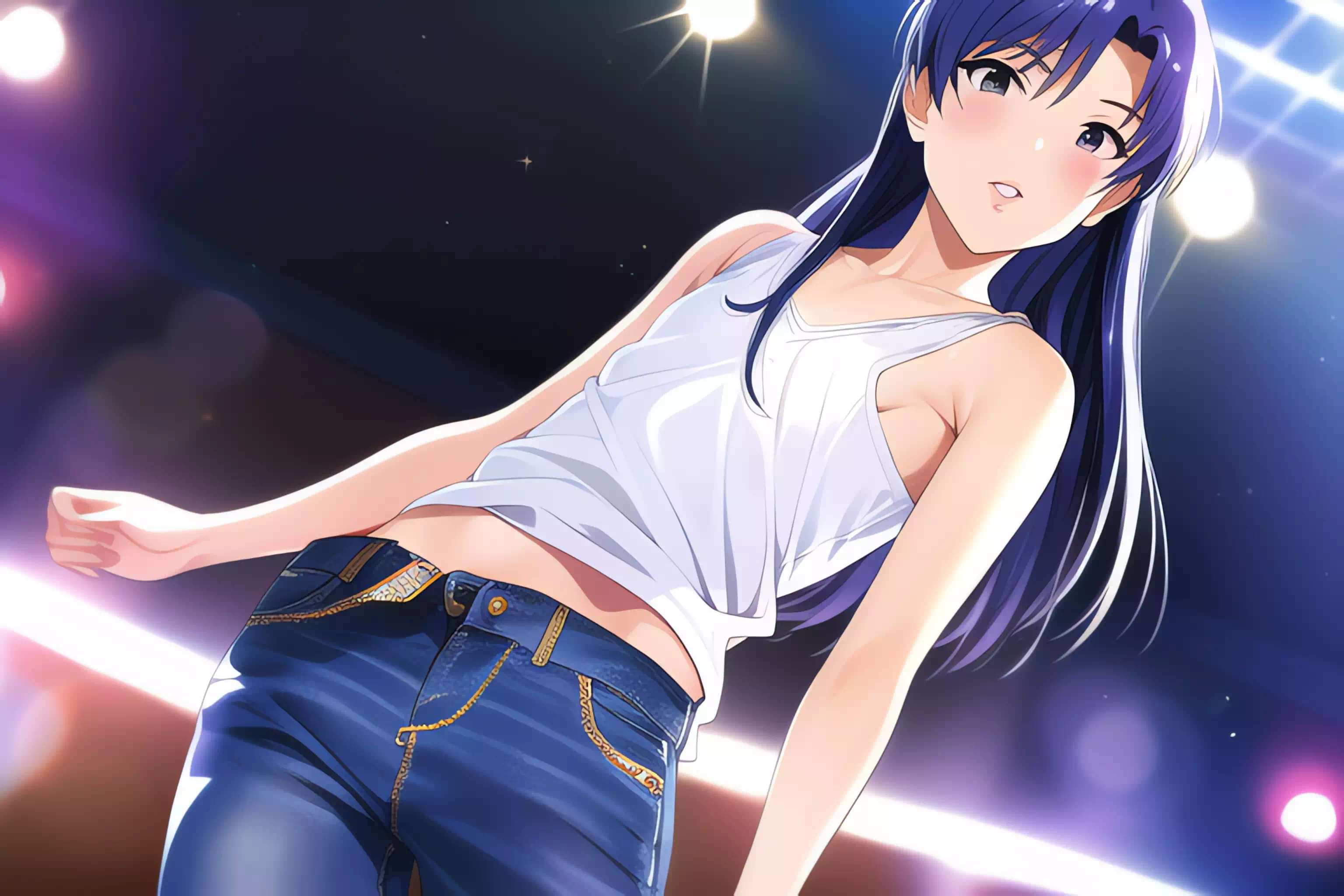 練習中