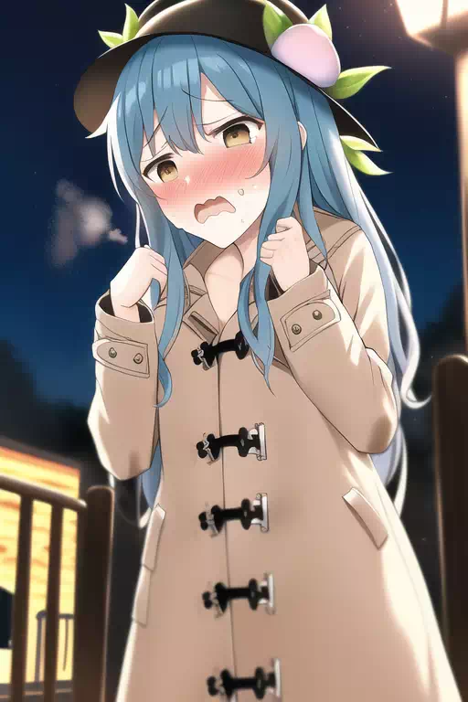 【NovelAI】天子ちゃんの野外チャレンジ