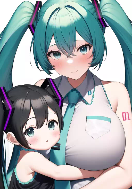 子持ちのミクさん