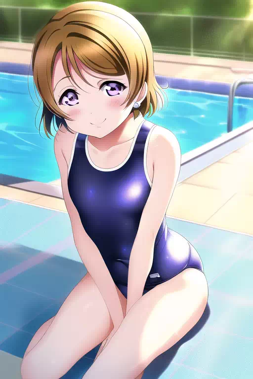 プールサイド花陽ちゃん