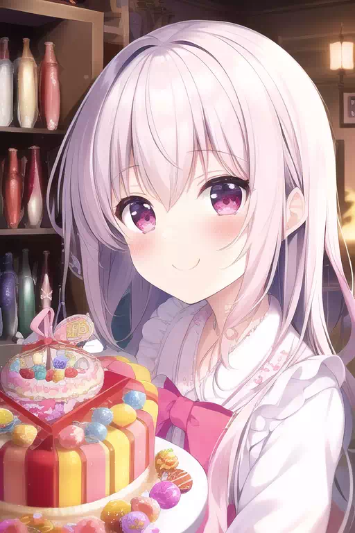NovelAIスイーツ少女