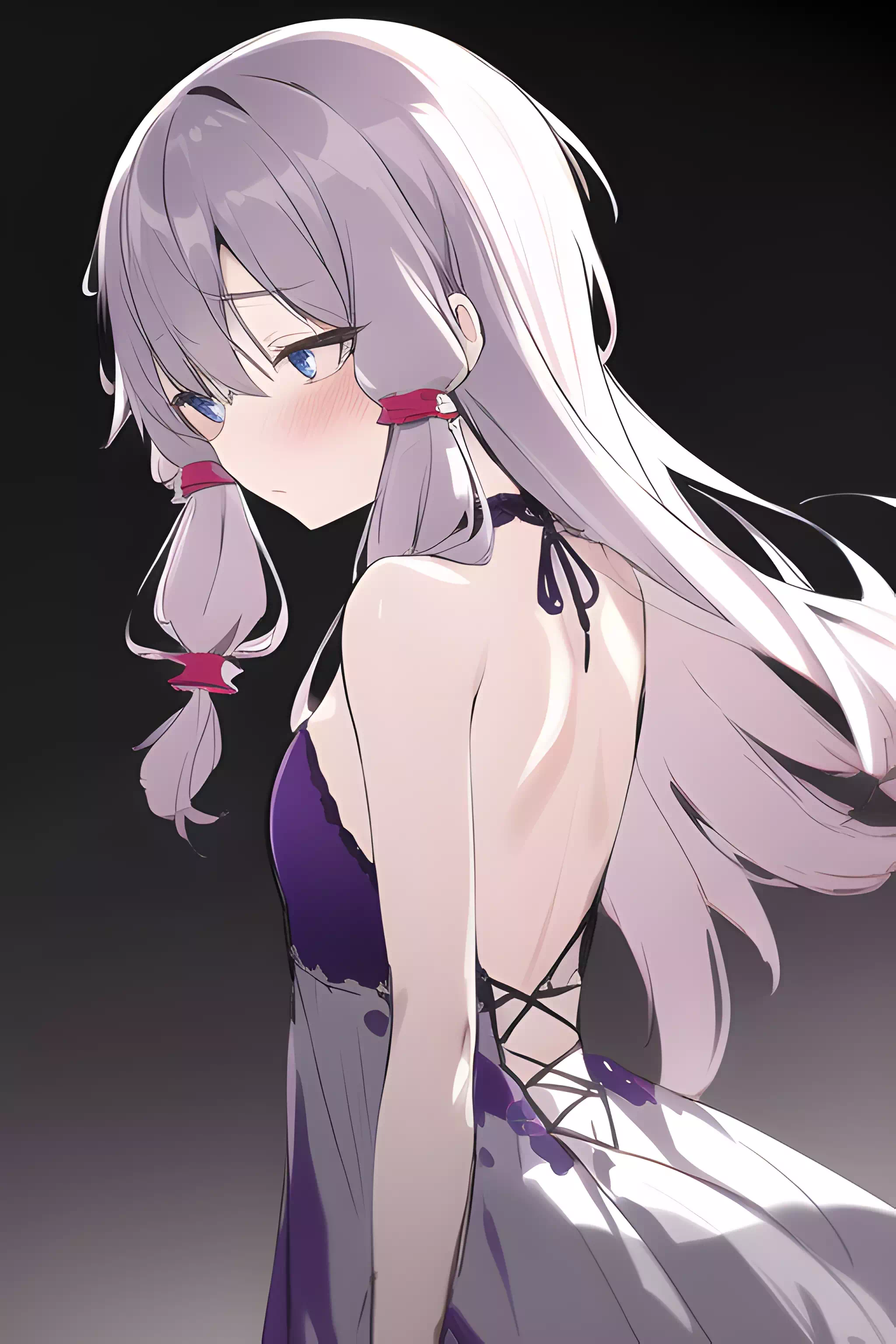 ゆかりと背中